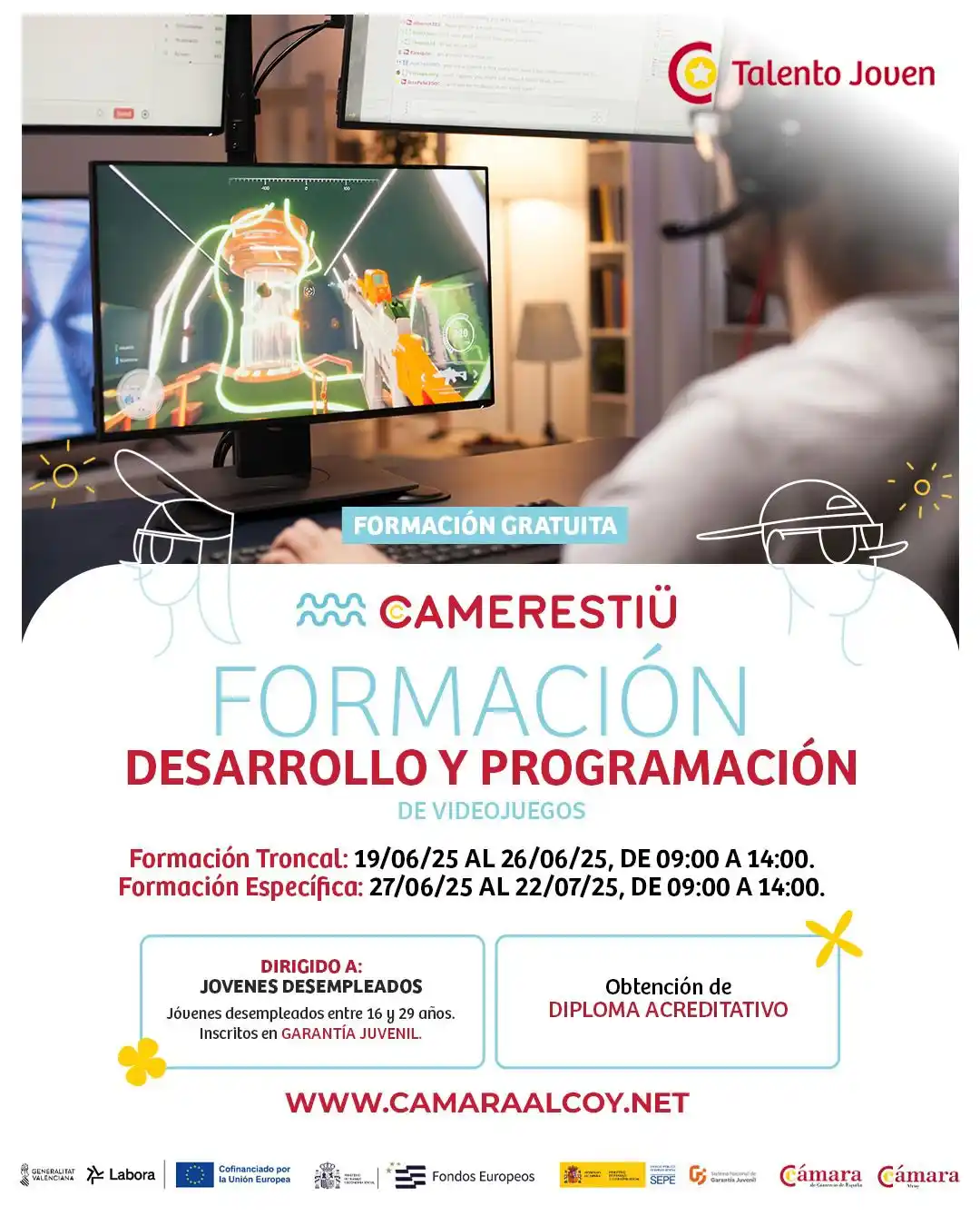 Image from 📣 Ajuntament d'Alcoi: 👾 Curs de formació en Desenvolupament i Programació de Videojocs. 👉...