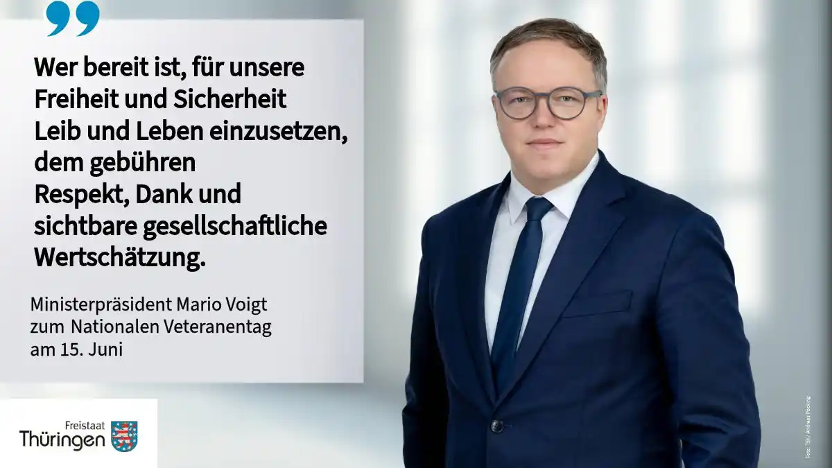 Image from Freistaat Thüringen: „Der Veteranentag ist ein wichtiges Zeichen der Anerkennung für diejen...