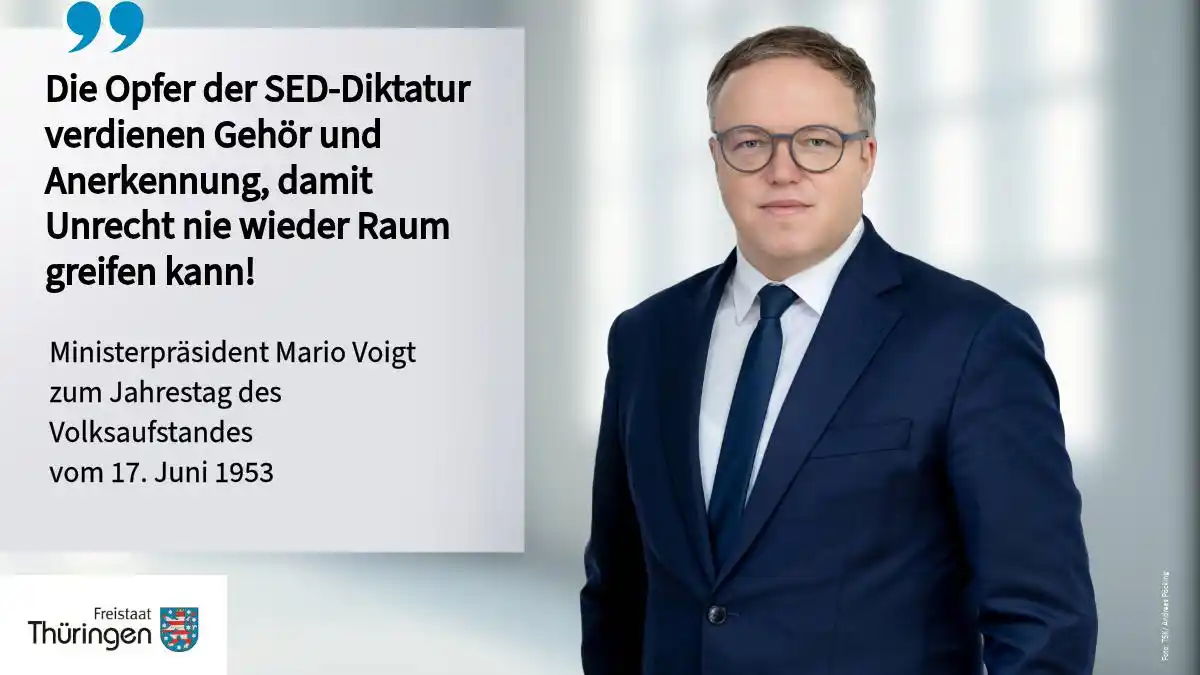 Image from Freistaat Thüringen: „Die Opfer der SED-Diktatur verdienen Gehör und Anerkennung!“   Minist...