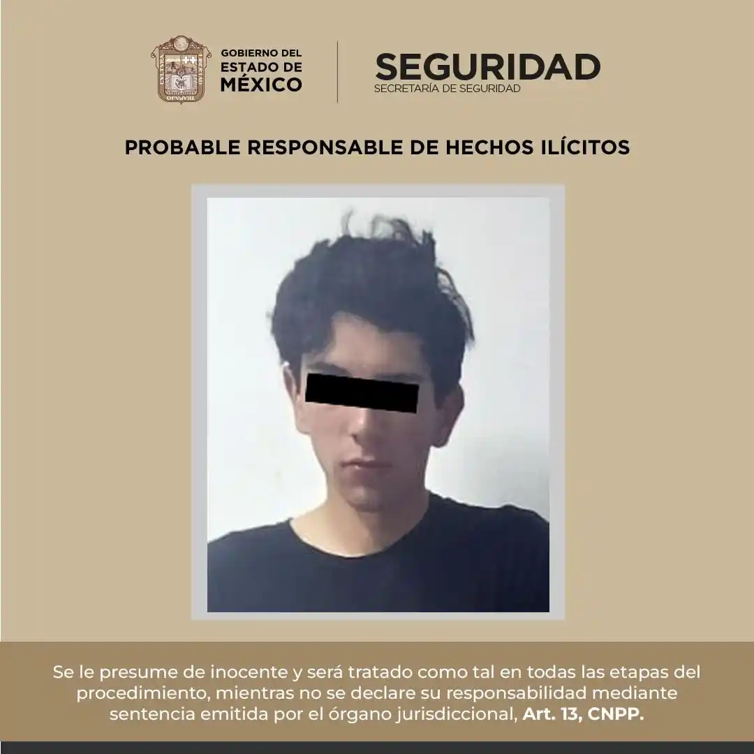 Image from Secretaría de Seguridad del Edomex : Durante recorridos preventivos realizados en Tecámac, la *Policía Esta...