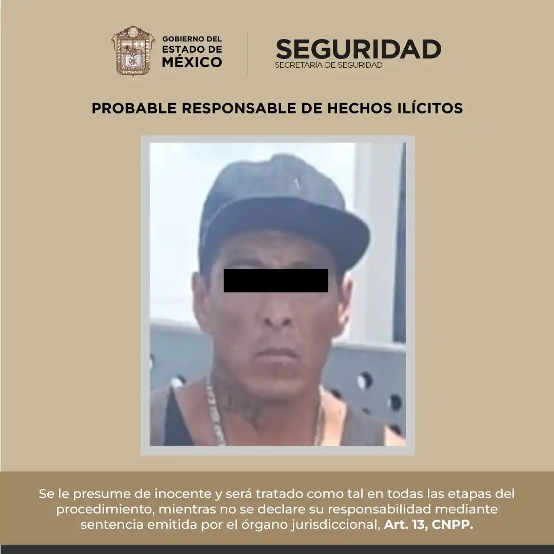 Image from Secretaría de Seguridad del Edomex : 🚔 En el municipio de 📍 *Tultitlán*, personal de la *_SSEdoméx_* efec...