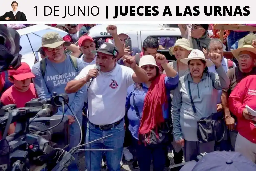 Image from El Tabasqueño: ⚠️ En plena elección judicial, la CNTE lanza crítica al gobierno: “Nue...