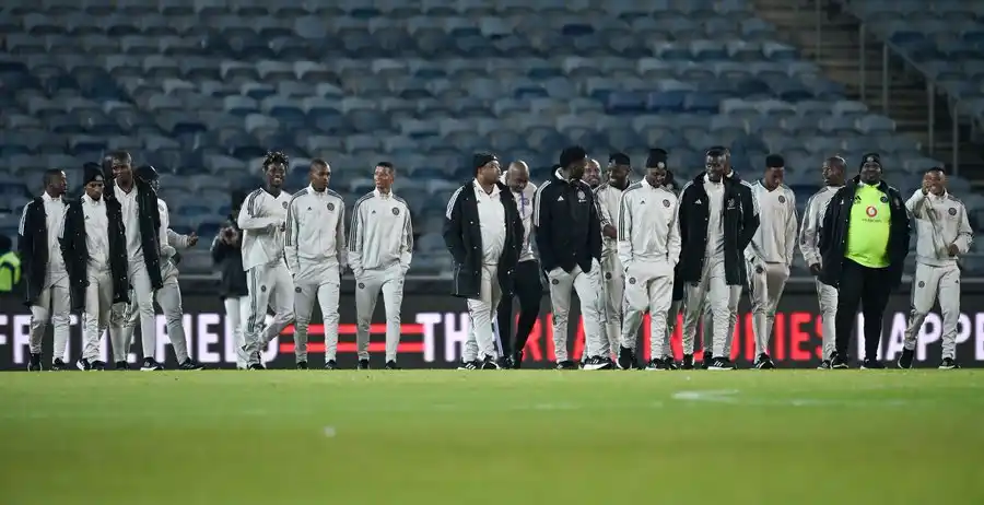 Image from Soccer Laduma : ➡️ English Club Confirms Bucs Fixture 😮  Orlando Pirates will face an...