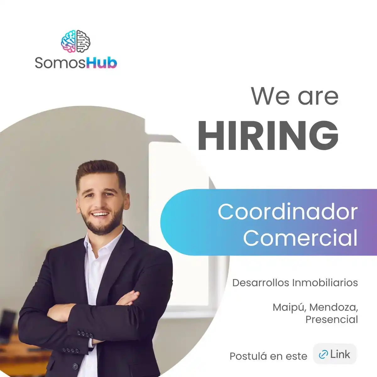 Image from Bolsa De Empleo - MENDOZA: 📣 ¡Estamos buscando un/a Coordinador/a Comercial para importante Desa...