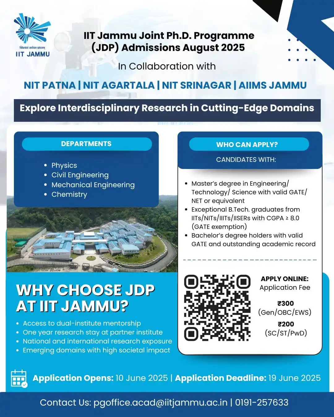 Image from Physics Aspirants: IIT Jammu Joint PhD Programs  https://www.iitjammu.ac.in/post/advt-joi...