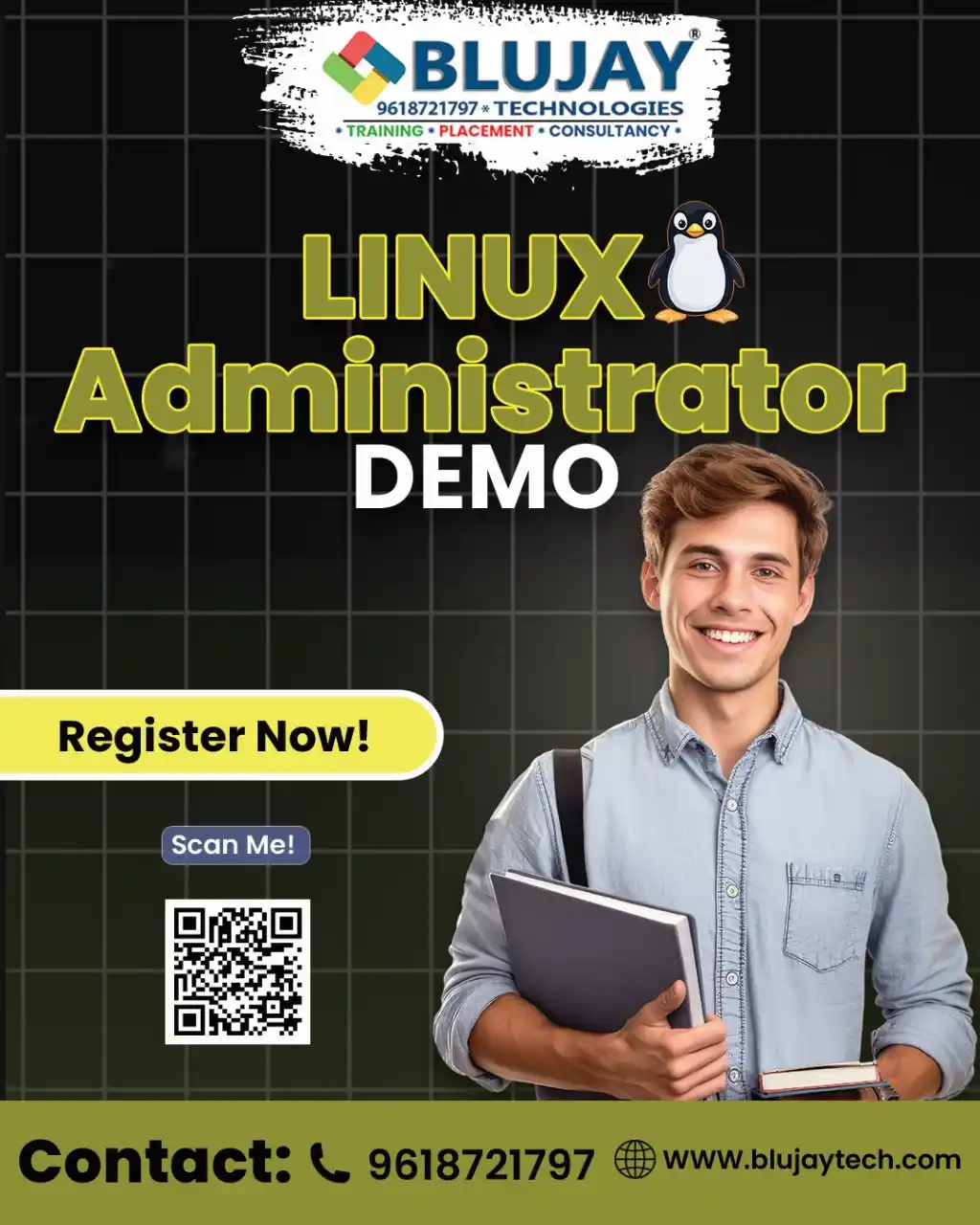 Image from Blujay Technologies !! Trainings | placements| Consulting : 🚀 Join the Free Linux Administration Demo by Blujay Technologies! 🖥 ...