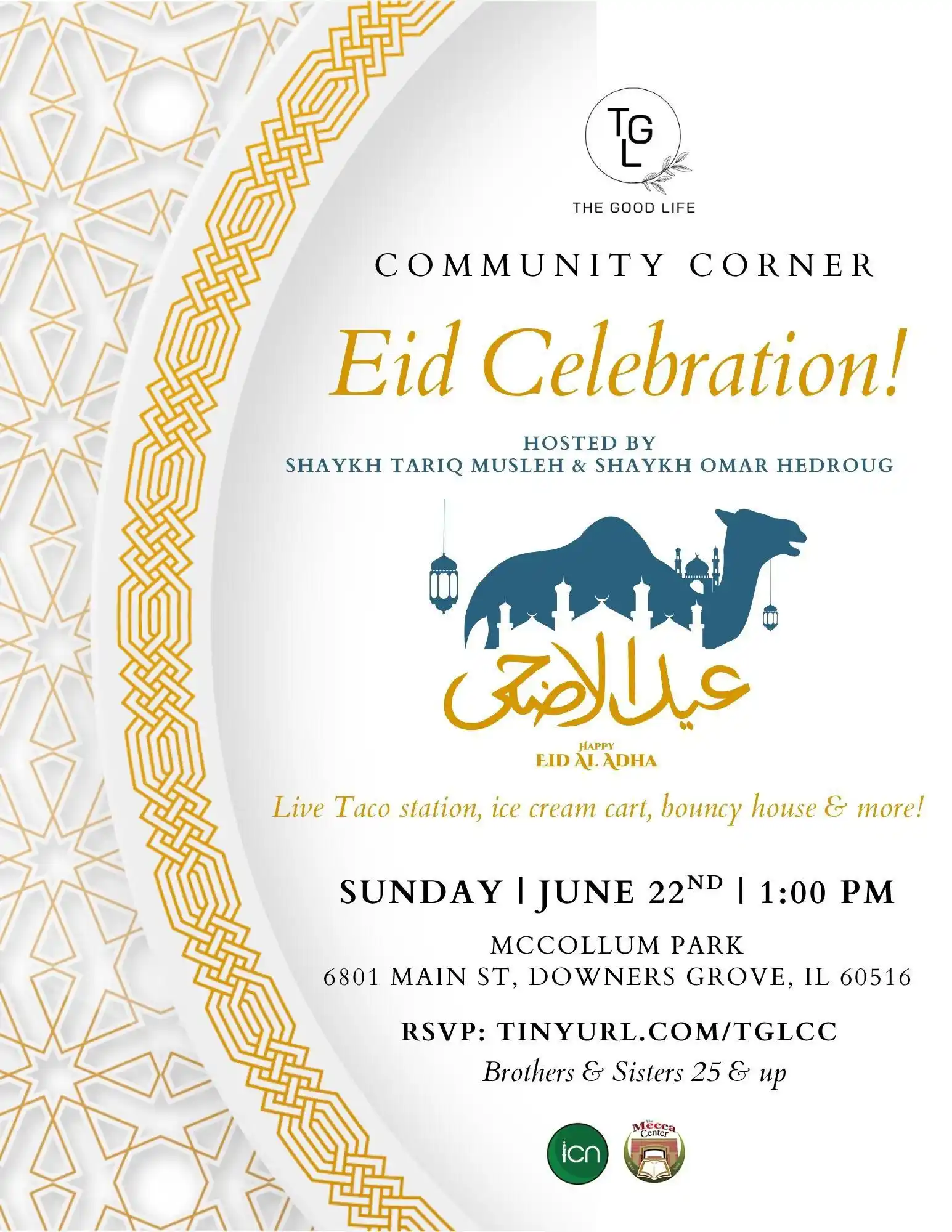 Image from Islamic Center of Naperville: Join us for our TGL Community Eid Celebration! A welcoming gathering ...