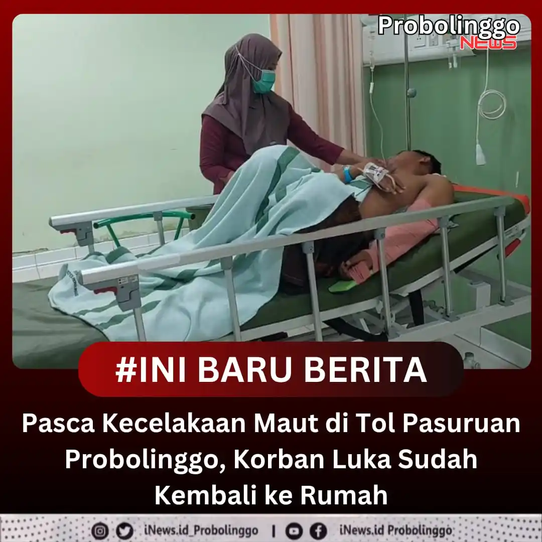 Image from iNewsProbolinggo.id: Korban luka dalam kecelakaan tragis yang menewaskan Wakil Ketua PWNU J...