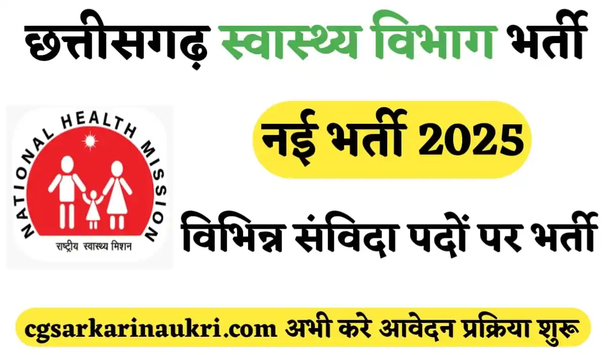CG Sarkari Naukri post
