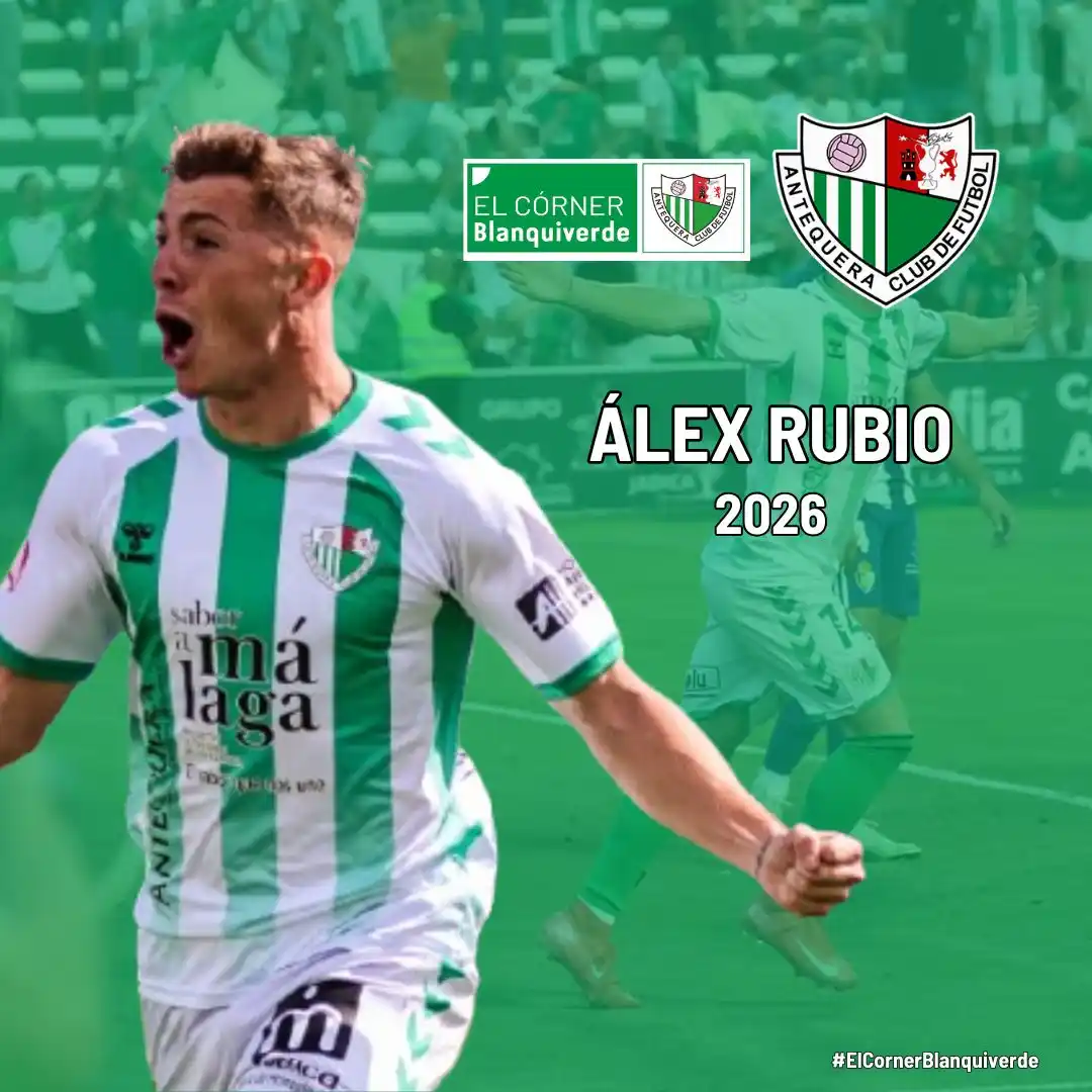 Image from El Córner Blanquiverde: 🟢 𝗢𝗙𝗜𝗖𝗜𝗔𝗟 : Álex Rubio y Juanmi Carrión renuevan con el Antequ...