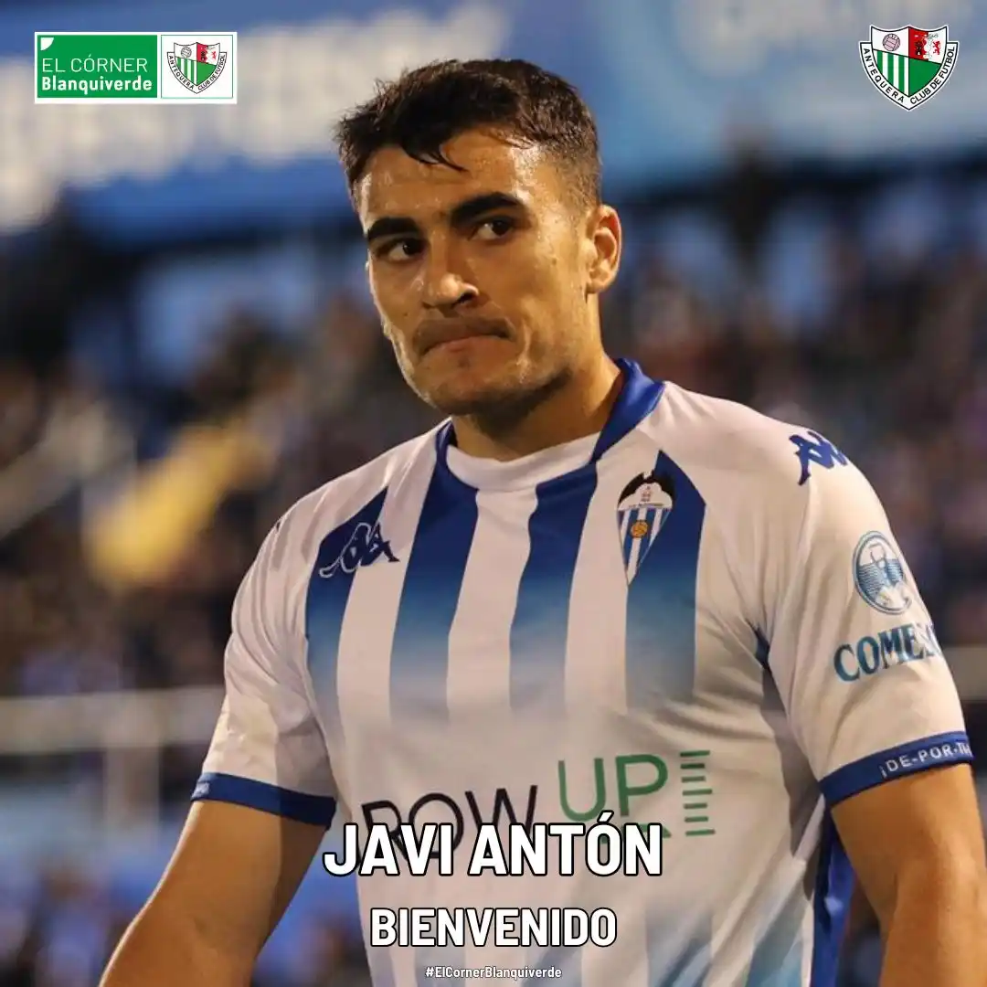 Image from El Córner Blanquiverde: 🟢 𝐎𝐅𝐈𝐂𝐈𝐀𝐋 | Javi Antón refuerza la defensa del Antequera CF. ...