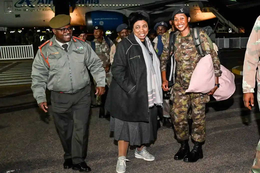 Image from UG DIPLOMAT: Part 1 || South Africa Minister of Defence and Military Veterans, Ms. ...