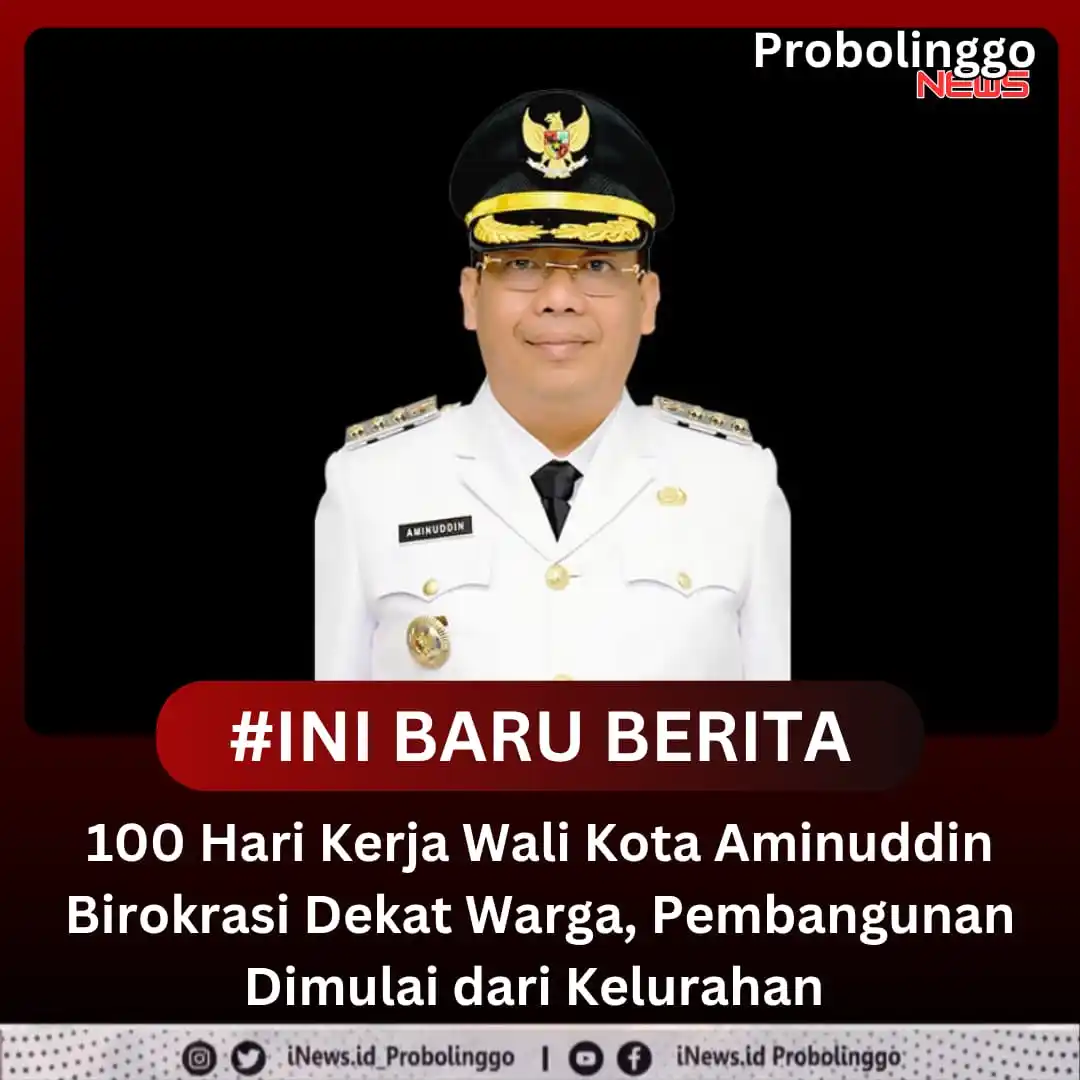 Image from iNewsProbolinggo.id: Pemerintah Kota Probolinggo menandai 100 hari kerja Wali Kota dr. Amin...