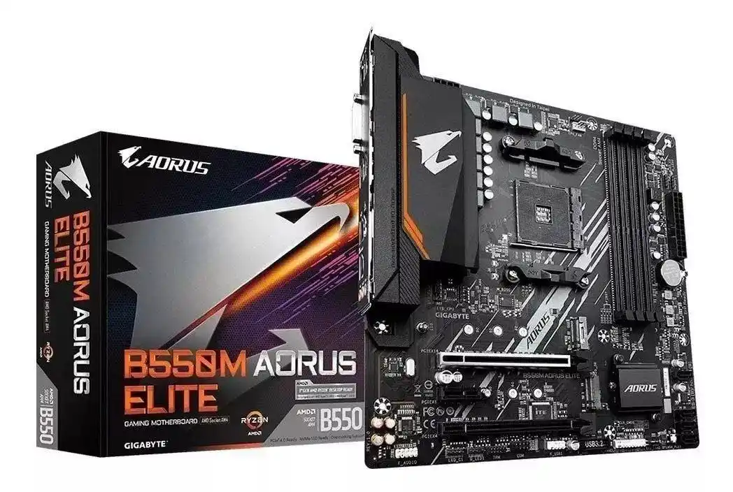 Image from Caça Preço Do Rocha !: 🆘Placa Mãe Gigabyte B550M Aorus Elite  💲R$703,92 🔥Cupom CAZETVOFFVI...