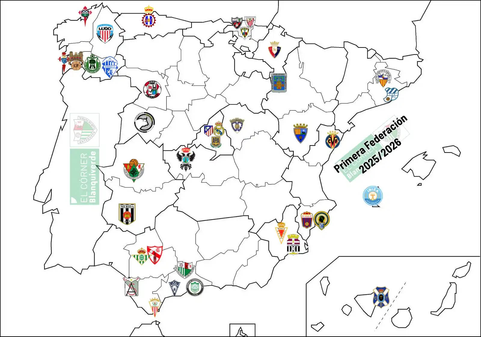 Image from El Córner Blanquiverde: 𝗣𝗿𝗶𝗺𝗲𝗿𝗮 𝗙𝗲𝗱𝗲𝗿𝗮𝗰𝗶𝗼́𝗻 𝟮𝟬𝟮𝟱/𝟮𝟬𝟮𝟲 Tras la elimin...