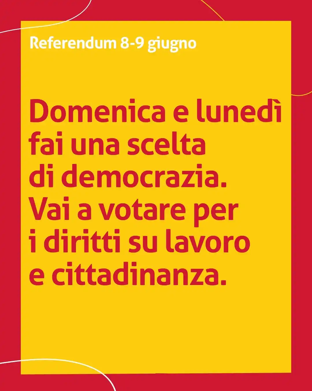 Image from Docenti tempo determinato 🟥 FLC CGIL Roma e Lazio: 🟥 *REFERENDUM LAVORO E CITTADINANZA* Andare a votare significa scegli...