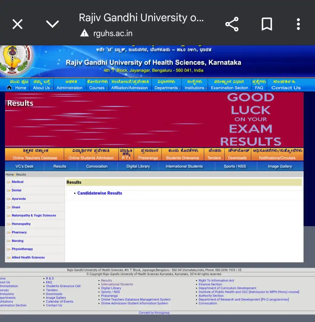 Image from AYURVED CREATION: RGUHS result has been announced👆🏻👆🏻👆🏻...