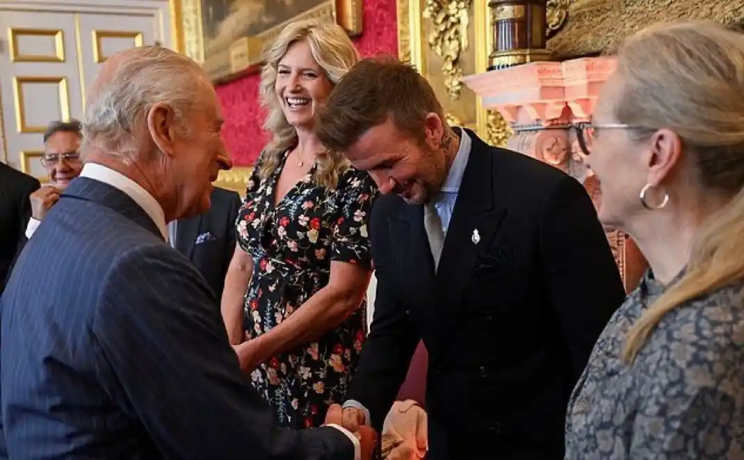 Image from UG DIPLOMAT: Sir David Beckham. 🏅 The former @ManUtd star and Premier League Hall...