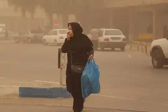 Image from گفتارنو| اخبار کرمان و ایران: 🔹توصيههاي بهداشتی اورژانس در هنگام وقوع پدیده گرد و غبار 🔺کودکان، ...