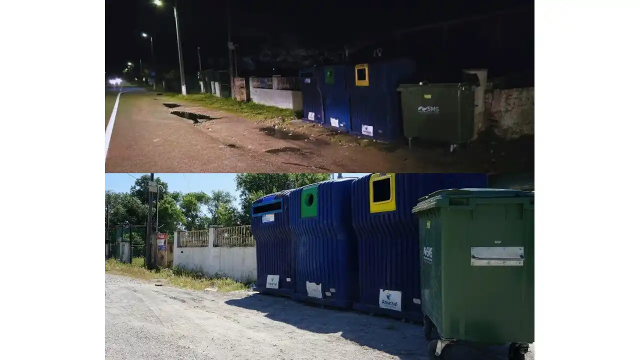 Image from UF Setúbal: UF Setúbal repara solo junto a Ecopontos na Aldeia Grande 👉 http://dl...