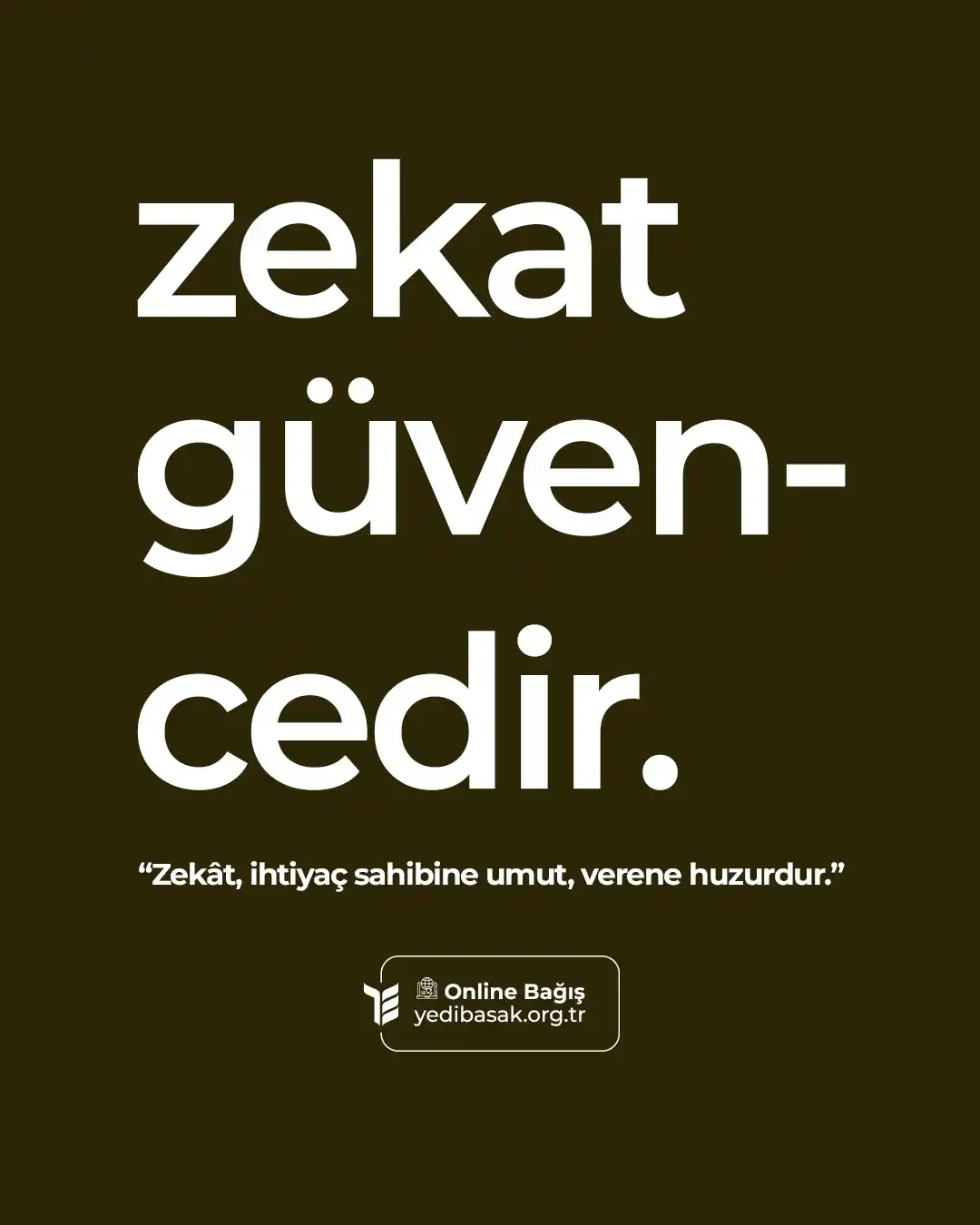 Image from YEDİ BAŞAK İNSANİ YARDIM DERNEĞİ: 🌍 Zekât; ihtiyaç sahibine umut, verene huzurdur. Her paylaştığında ço...