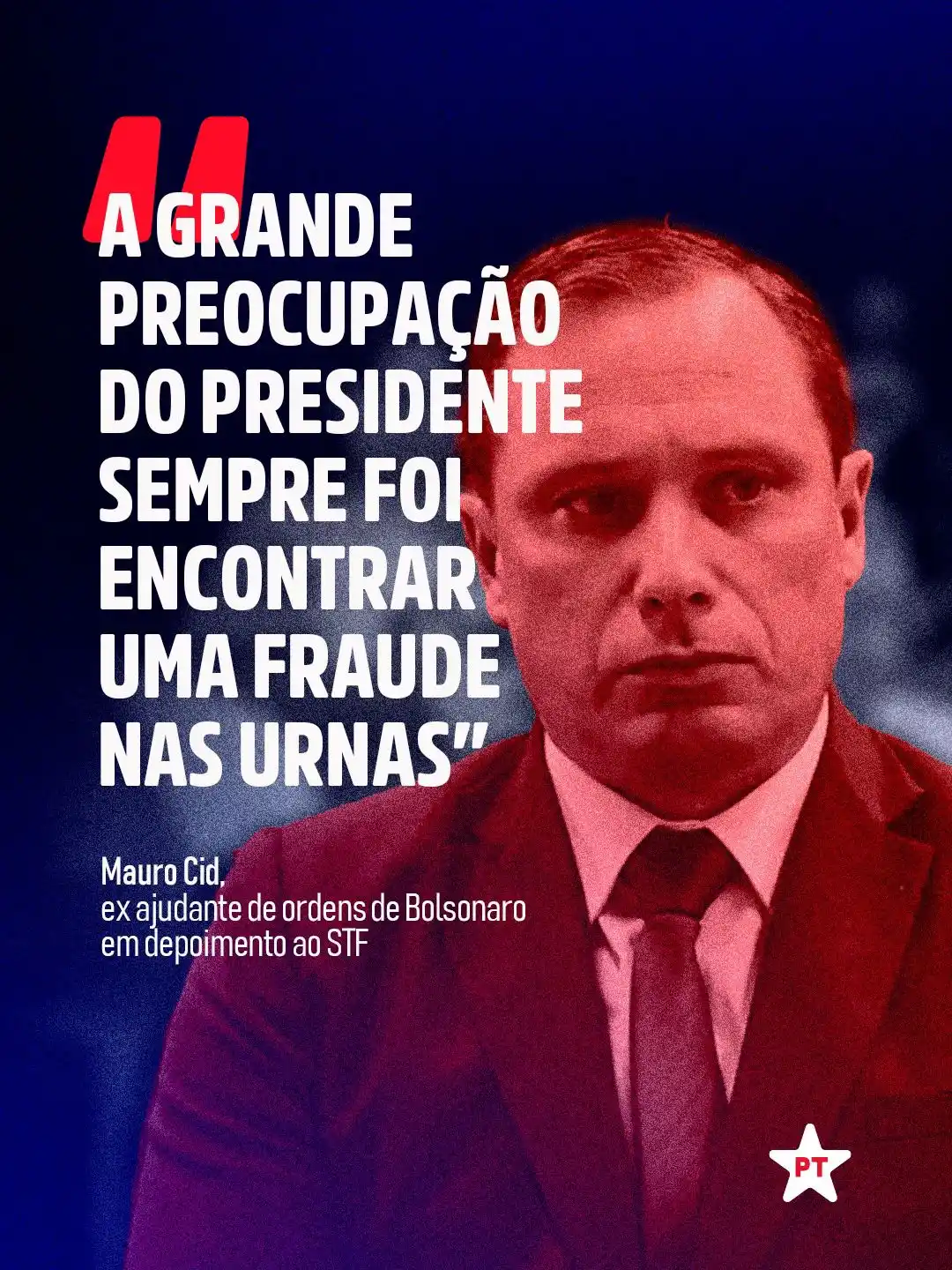 Image from PT - Partido dos Trabalhadores: A fala reforça o que já está claro: Bolsonaro buscava uma justificativ...