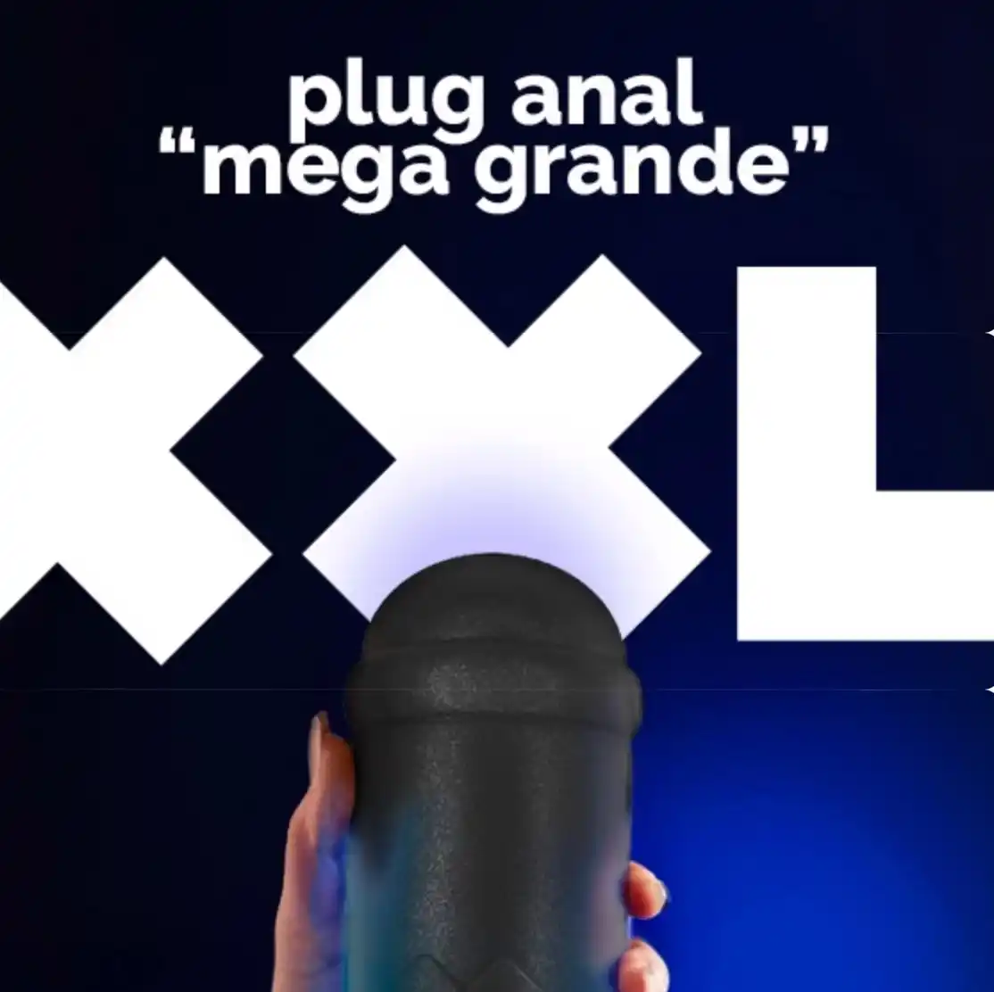 Image from Loja do Prazer News: *Acesse AGORA:* https://www.lojadoprazer.com.br/plug-anal-gigante-xxl-...