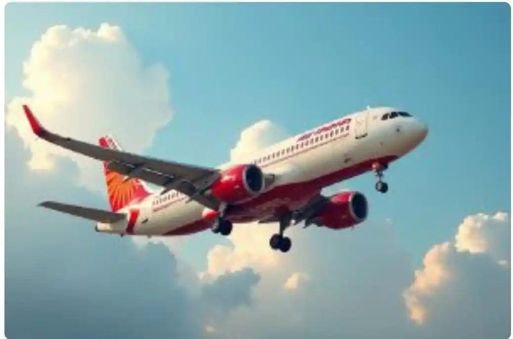 Image from Sanjeet Talks Official: *_💥Air India Flight : सोमवार को हांगकांग से दिल्ली आ रही एयर इंडिया क...