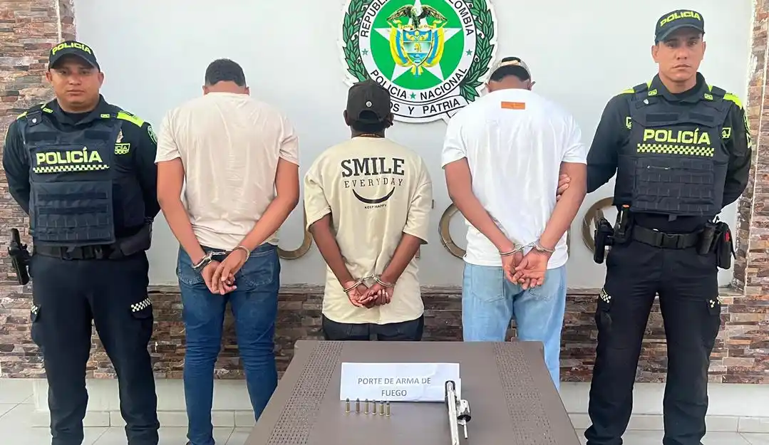 Image from La Guajira Hoy: 🚨 Capturados en Albania tres jóvenes que amenazaban con arma de fuego...