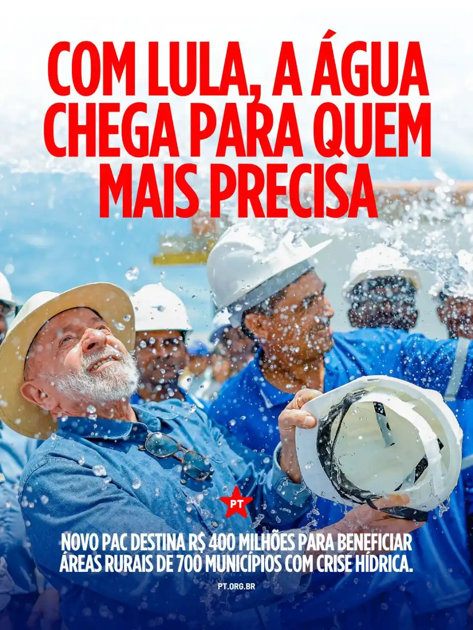 Image from PT - Partido dos Trabalhadores: Com investimento de R$ 400 milhões, o governo Lula vai garantir acesso...