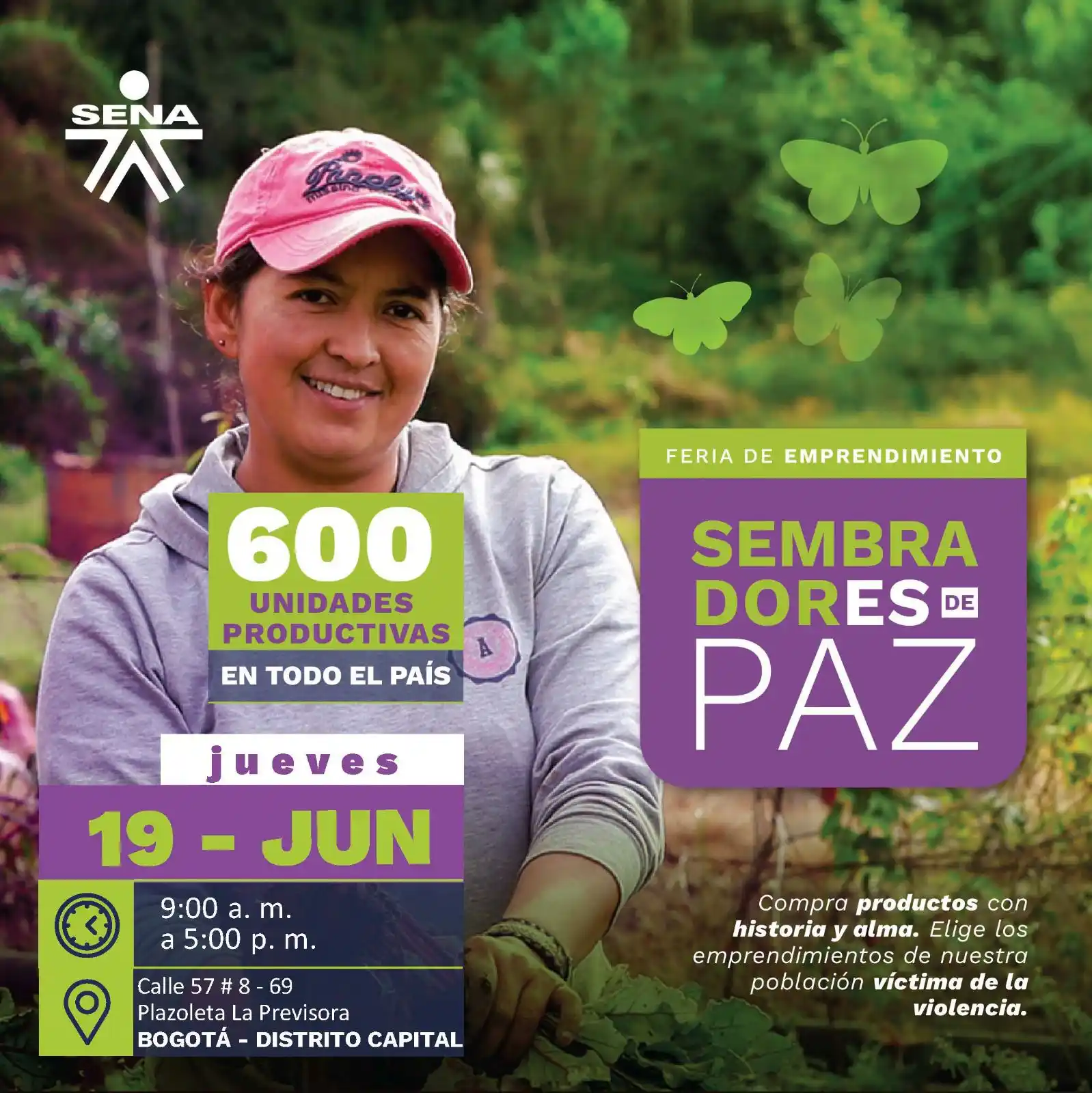 Image from Oportunidades Bogotá: ¡Creemos en la fuerza de quienes han vivido el conflicto y aún así sig...