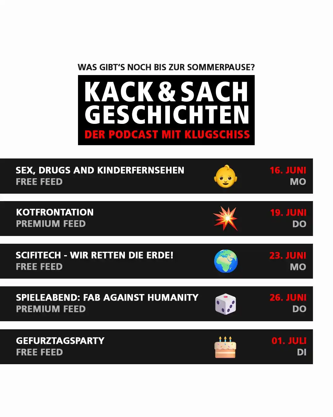 Kack & Sachgeschichten post