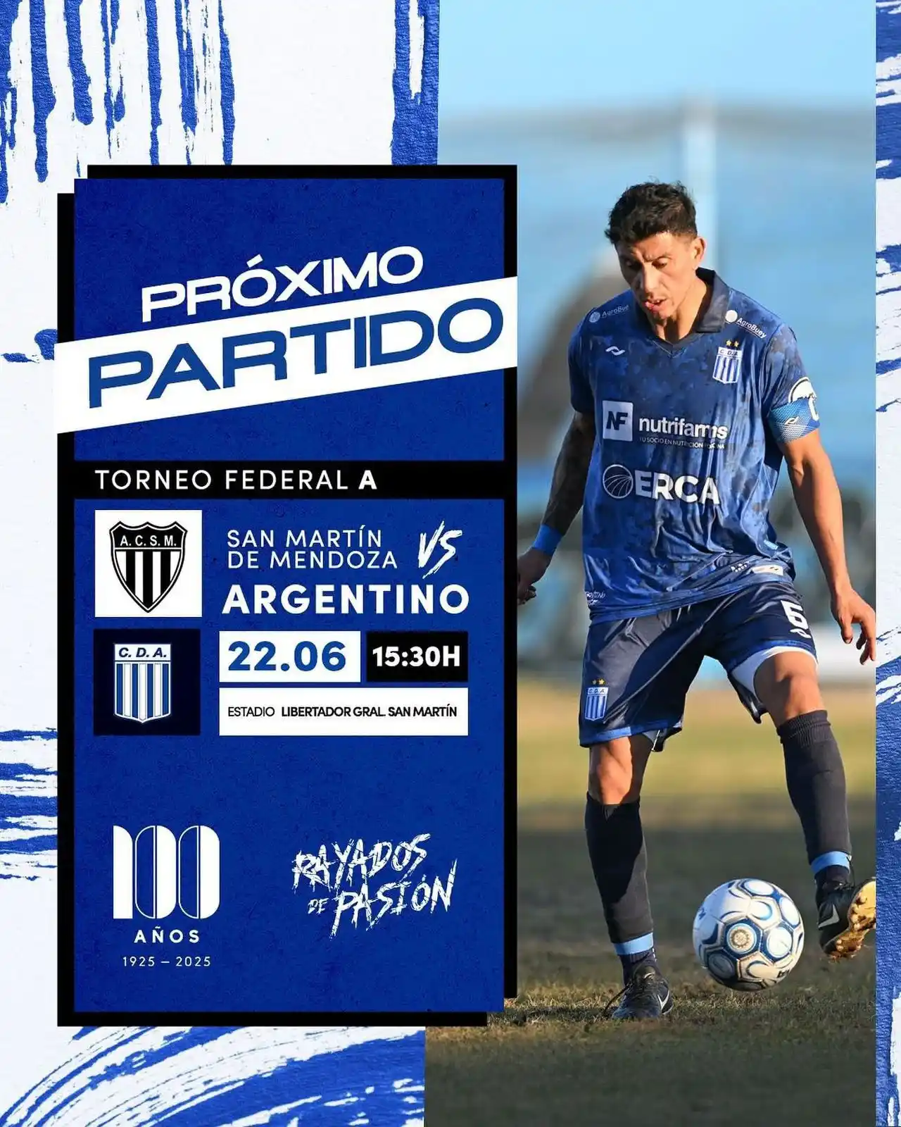 Image from ElObservadorDigital 🌐: FEDERAL A - Fase Regular | Fecha 15 ⚽️ ¡Nos vamos a Mendoza por la dé...