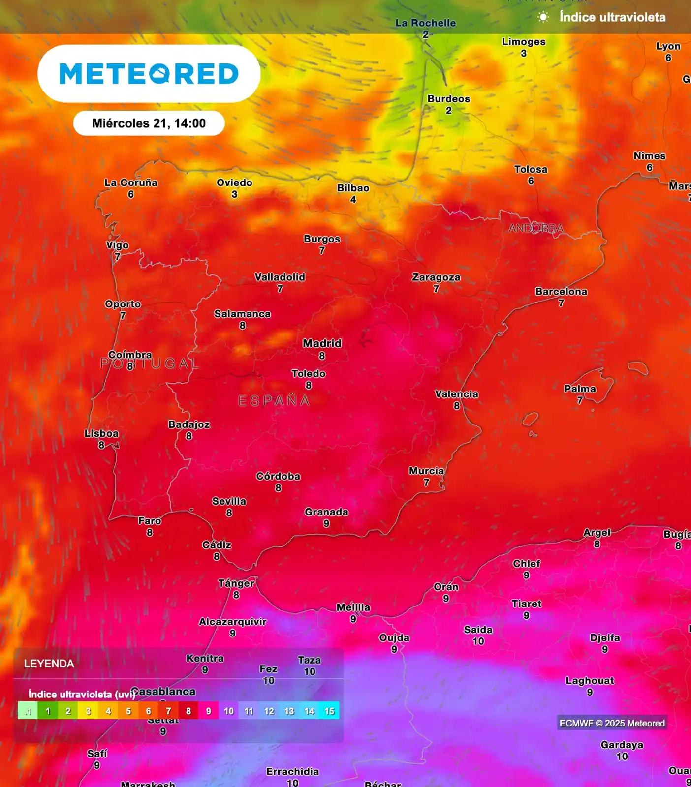 Meteored España post