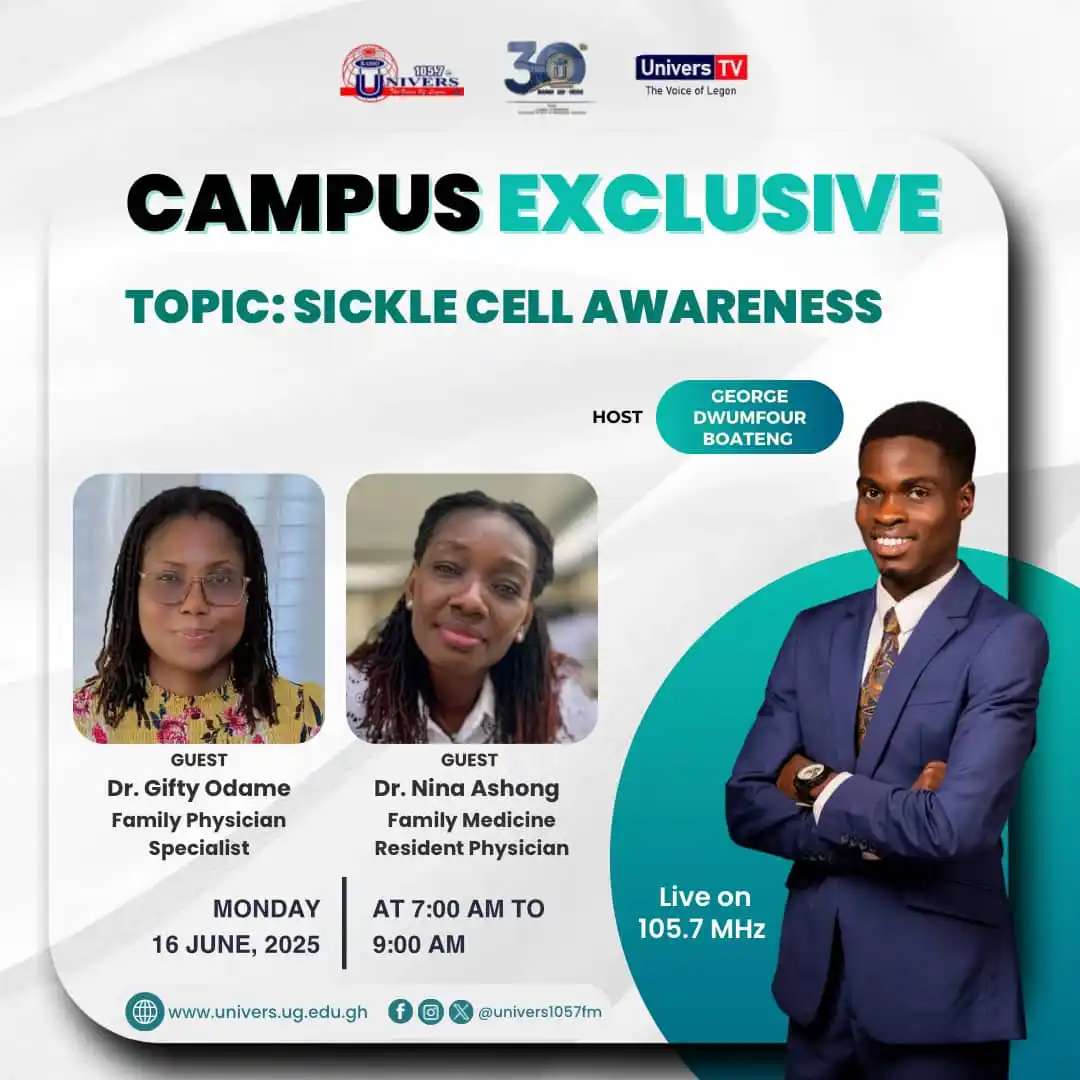 Image from Radio Univers 1057fm: In Ghana Sickle Cell remains a significant public health challenge aff...