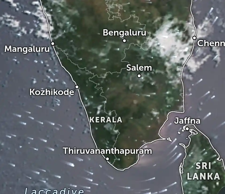 Image from Metbeat Weather: ഇന്ന് പൊതുവേ പ്രസന്നമായ കാലാവസ്ഥ, ഉച്ചക്ക് ശേഷം മധ്യകേരളത്തിലും തെക്കൻ...
