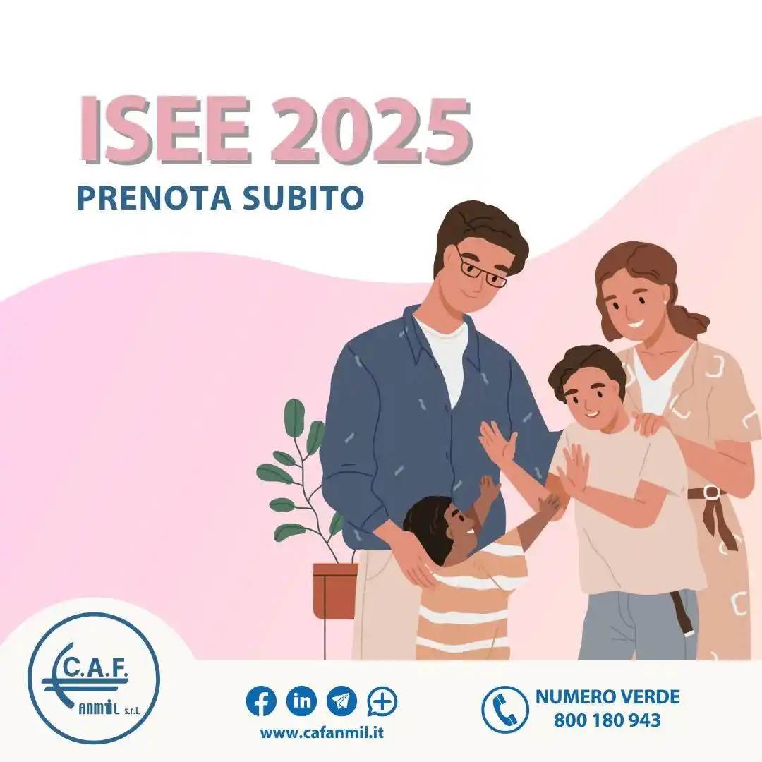 Image from Pillole Fiscali - CAF ANMIL 🤓👍: 📊 ISEE 2025 - Richiedi il servizio presso le sedi del CAF ANMIL a te ...