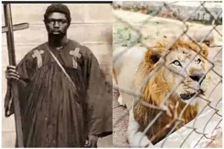 Image from Afrogazette News: *📰Just like Daniel, this Nigerian prophet entered a lion’s den—See wh...