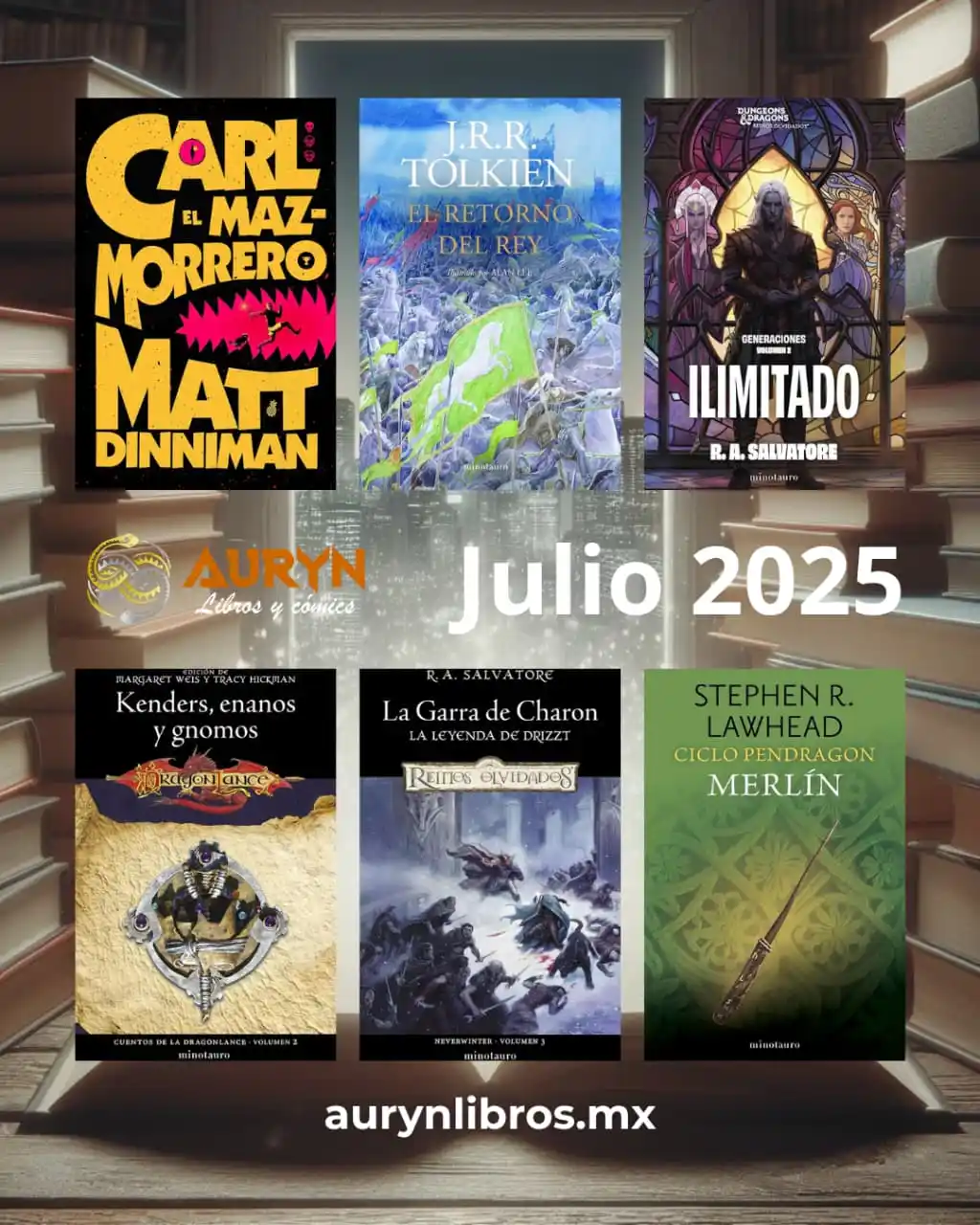 Image from Áuryn, libros y cómics: Lo que viene para julio Vayan preparándose para estas <a class="text...
