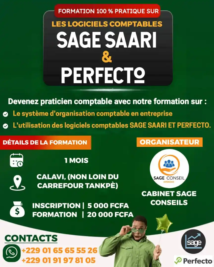 Image from Synergie Plus Emploi: NOS FORMATIONS SONT DÉSORMAIS DISPONIBLES À CALAVI, COTONOU ET SES ENV...