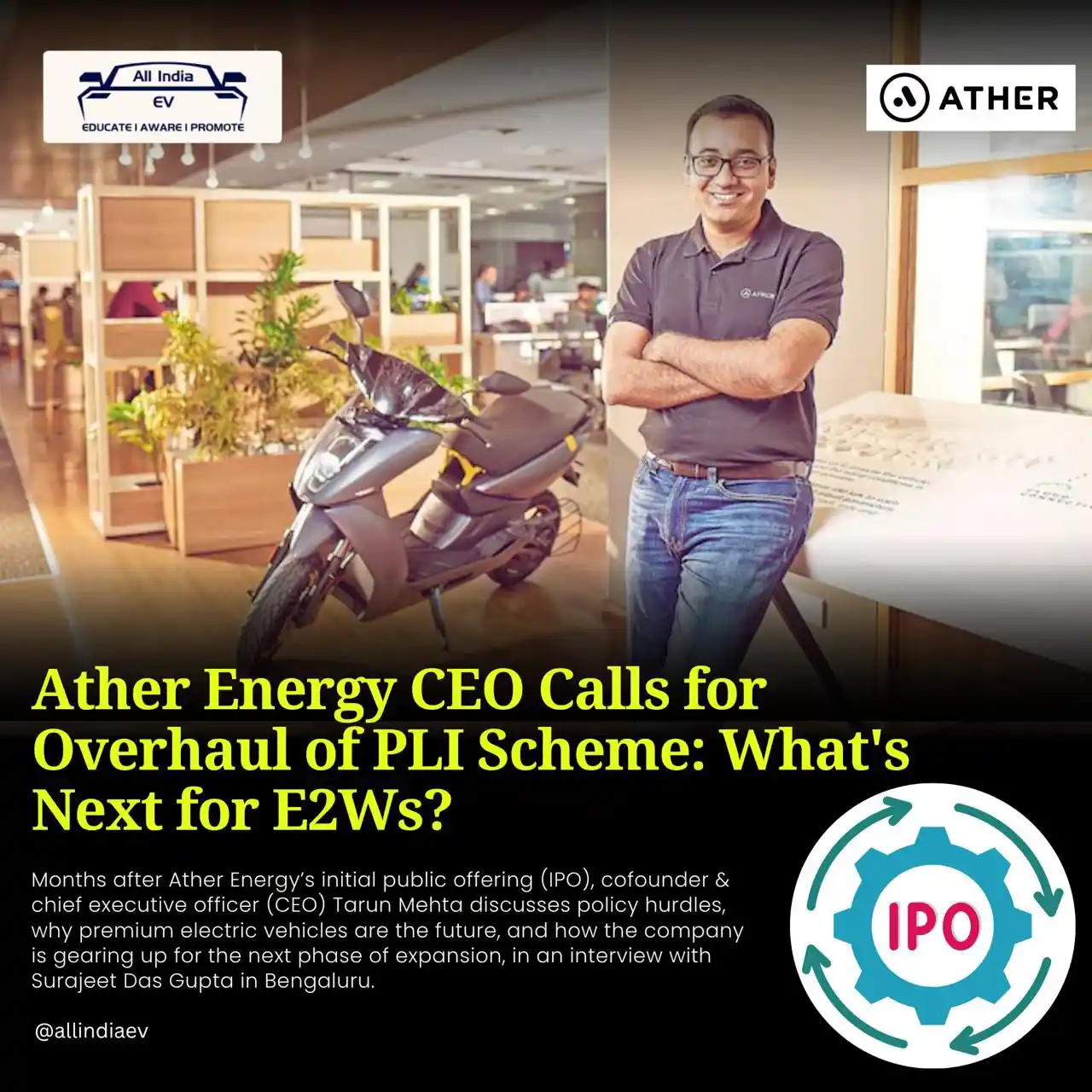Image from All India EV: 🛵⚙️ “𝐏𝐋𝐈 𝐒𝐜𝐡𝐞𝐦𝐞 𝐟𝐨𝐫 𝐄𝟐𝐖𝐬 𝐍𝐞𝐞𝐝𝐬 𝐚 𝐑𝐞𝐯𝐢𝐬𝐢𝐭...