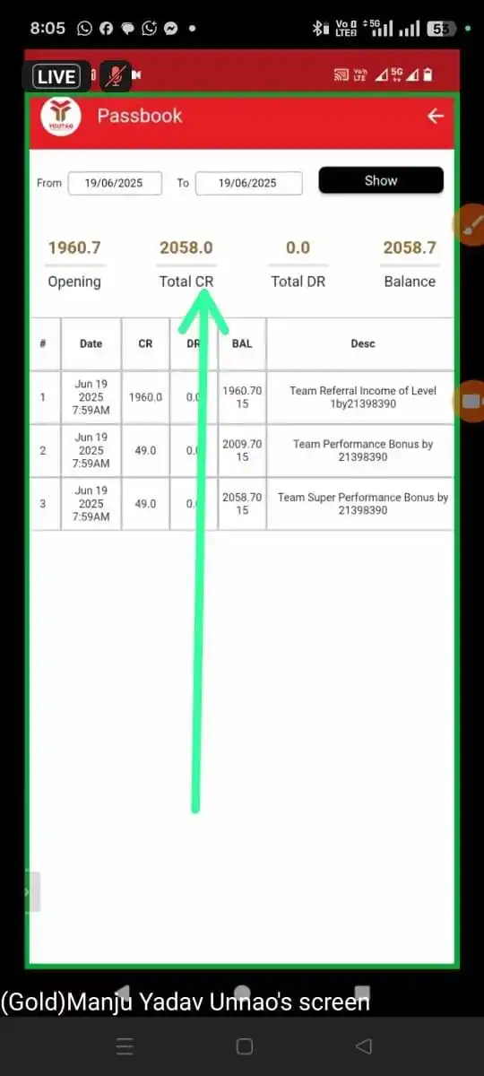 Image from Official winning Team (Mission💎Diamond): सुबह होते ही पैंसों की मानों बरसात होना शुरू हो गयी हो ,  Youtag है तो...