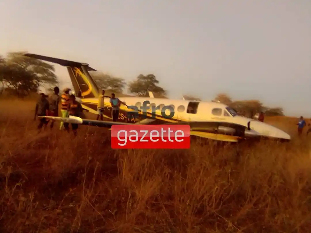 Image from Afrogazette News: *📰Ten Survive Light Aircraft Crash at Kanyemba Airstrip * A light...
