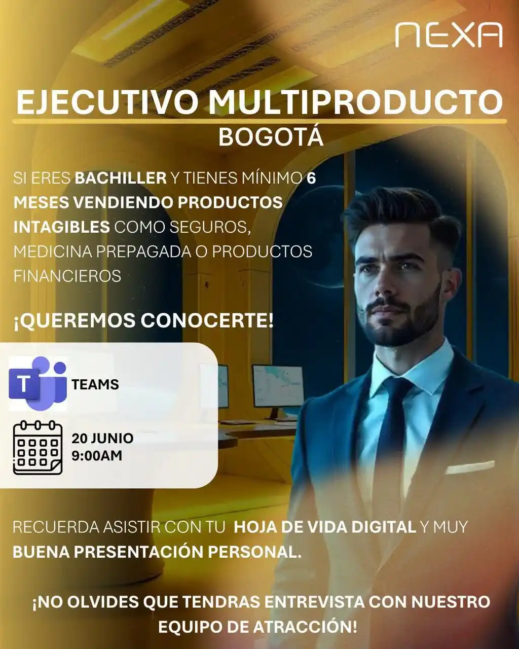 Image from Oportunidades Bogotá: 🚀 ¿Tienes experiencia vendiendo productos intangibles? ¡Esta es tu op...