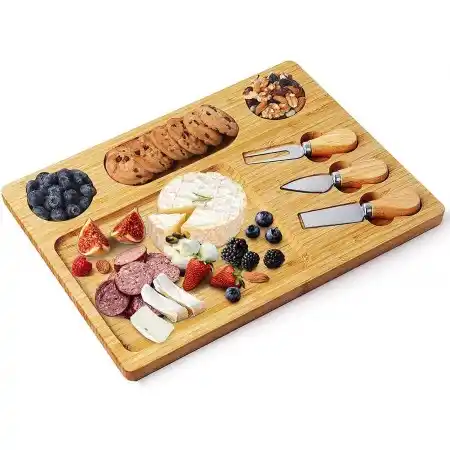 Image from One Deal A Day: *TODAY ONLY! LAST 5 AT THIS PRICE R99.99* *Bamboo Cheese Knife Board ...