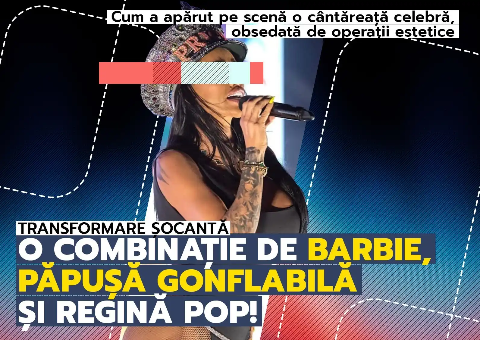 Image from CANCAN: TRANSFORMARE ȘOCANTĂ | Cum a apărut pe scenă o cântăreață celebră, obs...