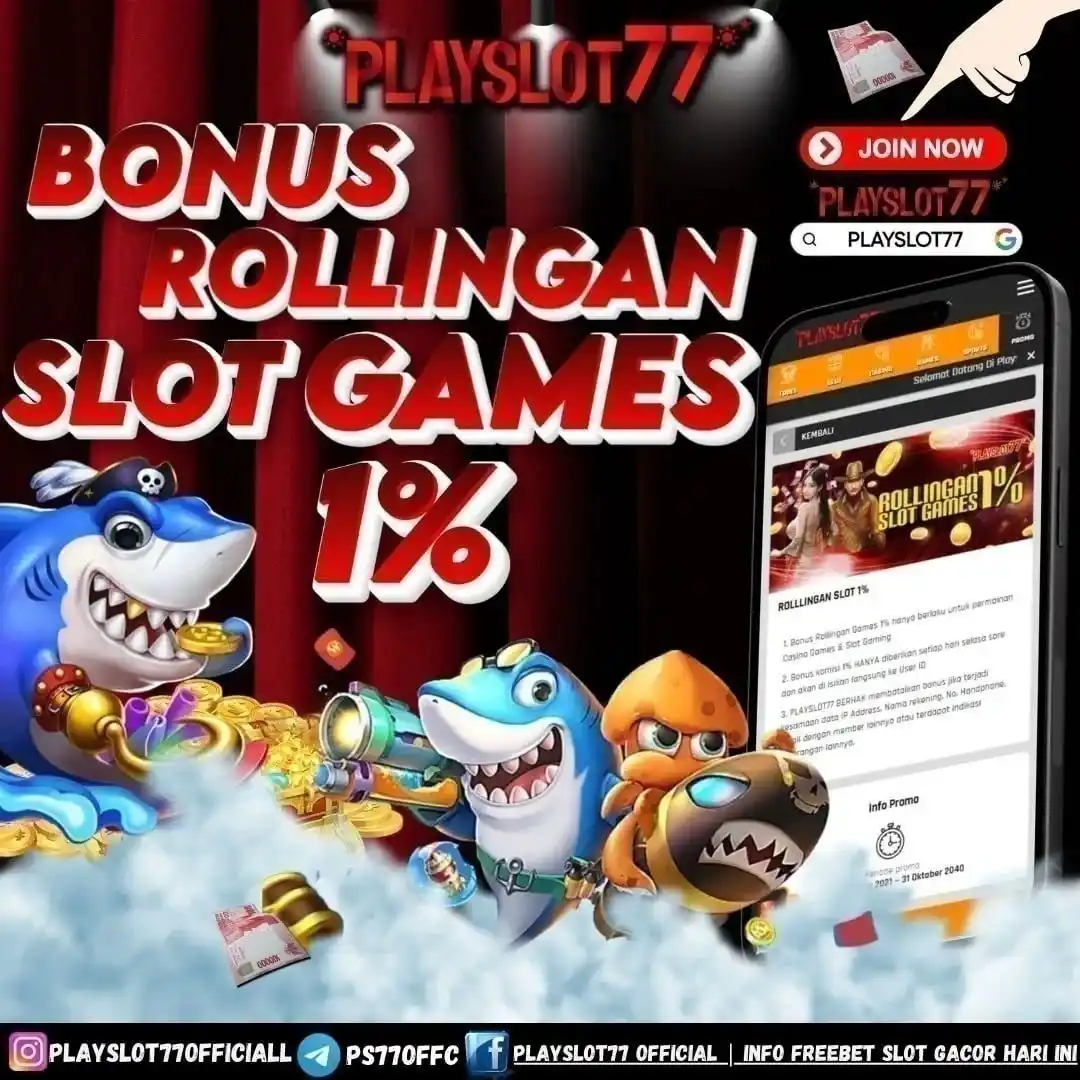 Image from INFO GAME HOKI VERSI PLAYSLOT77: *📢WAJIB LOGIN AKUN KAMU HARI INI DI PLAYSLOT77* *KARENA BONUS REBATE...