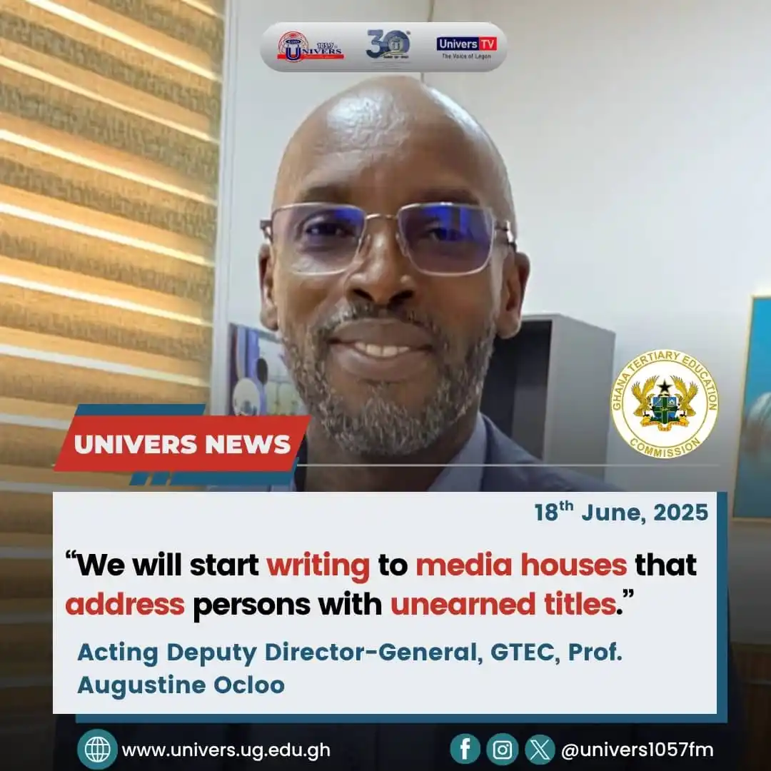 Image from Radio Univers 1057fm: "We will start writing to media houses that address persons with unear...