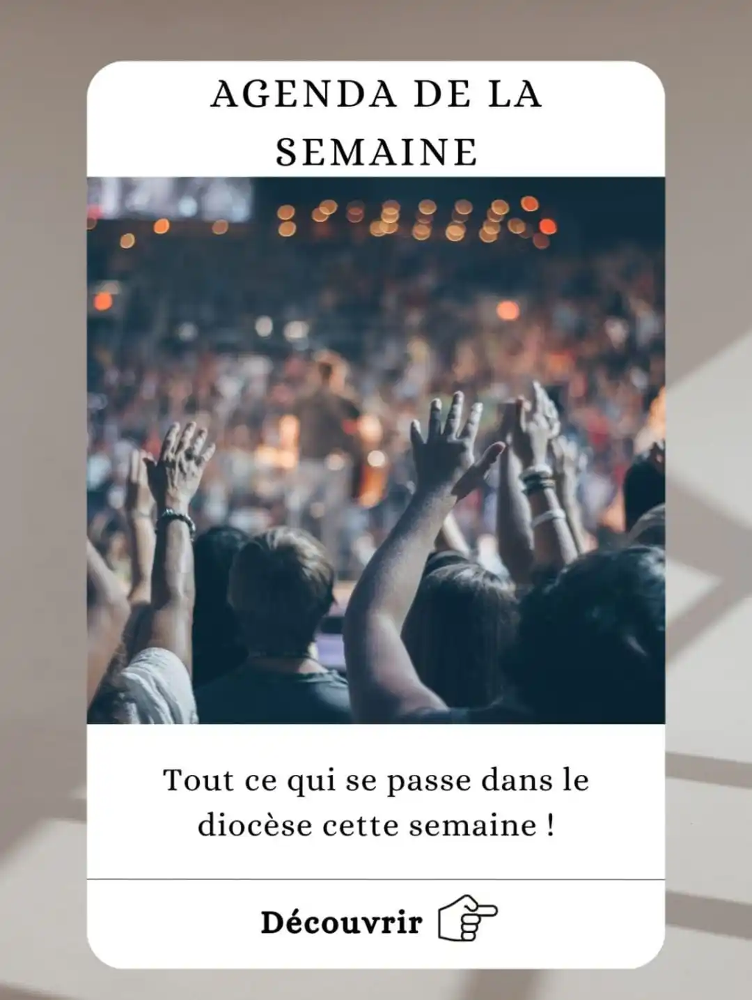 Image from Église Catholique en Martinique (Diocèse de Martinique): 𝗔𝗚𝗘𝗡𝗗𝗔 Les rendez-vous cette semaine dans notre diocèse ! Retro...
