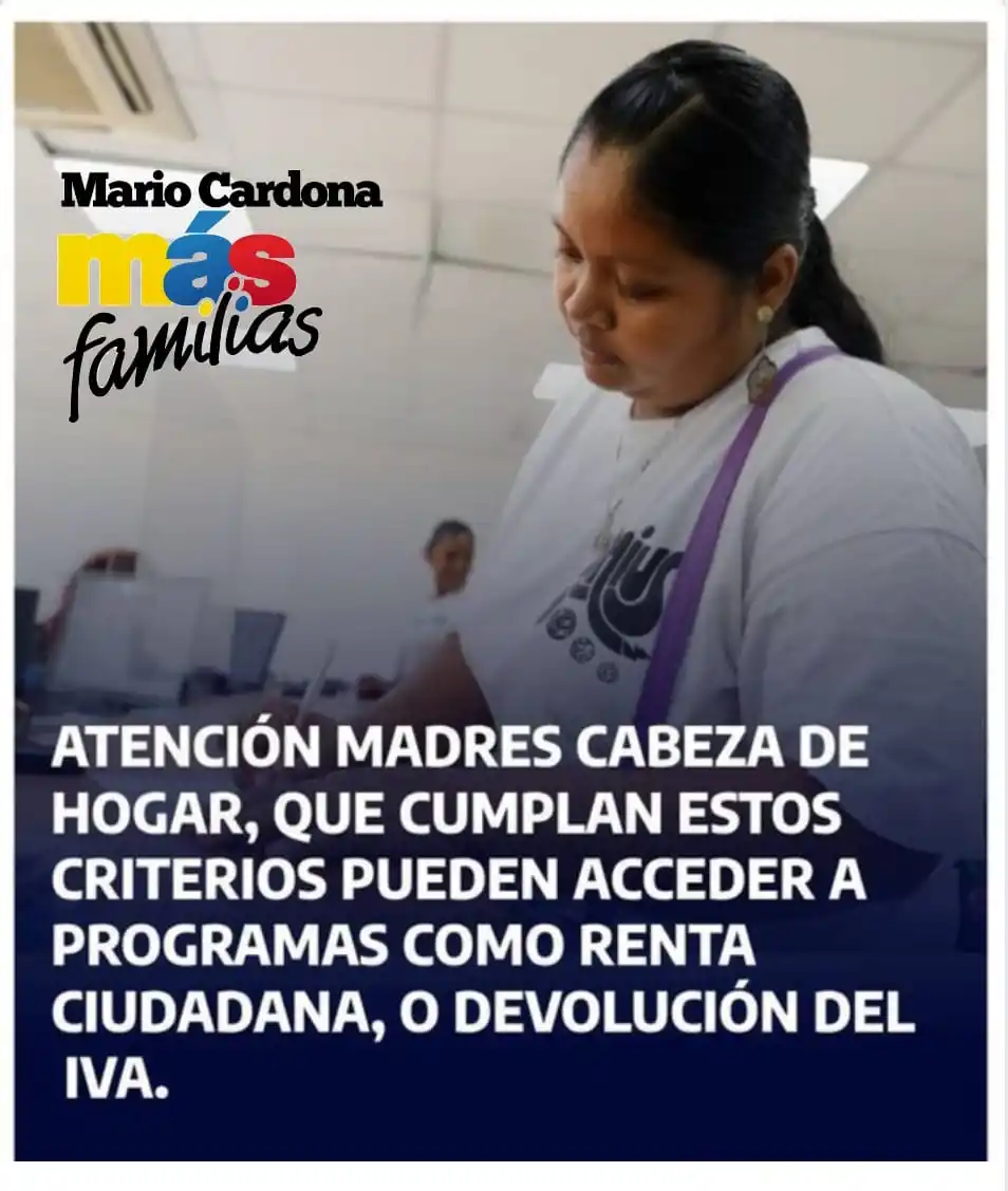 Image from 👉 Mario Cardona Más Familias 👪: Atentos a los requisitos que exige Prosperidad Social para Madres Cabe...